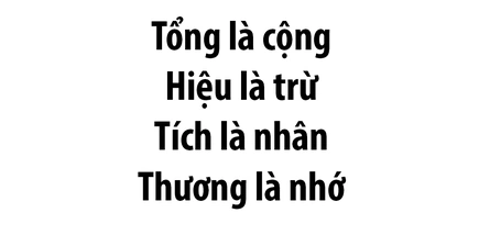 Bài tập Java cơ bản: khai báo biến và tính tổng, hiệu, tích, thương